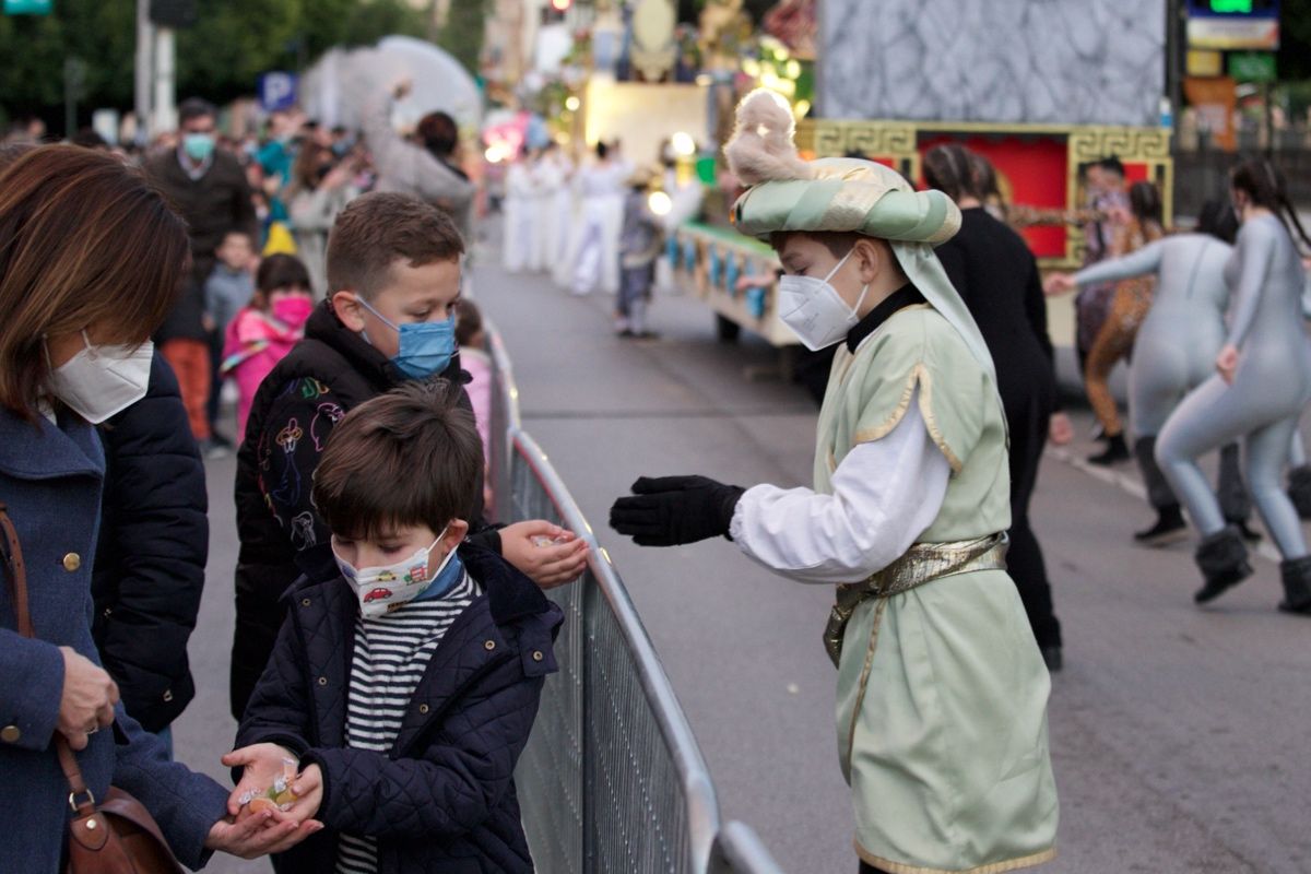 Cabalgata estática de los Reyes Magos en Murcia