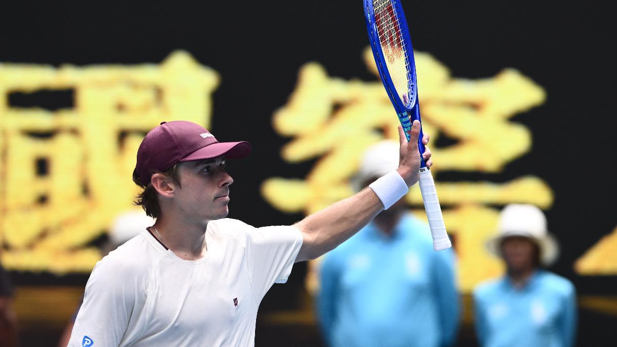 Álex De Miñaur en el Open Australia