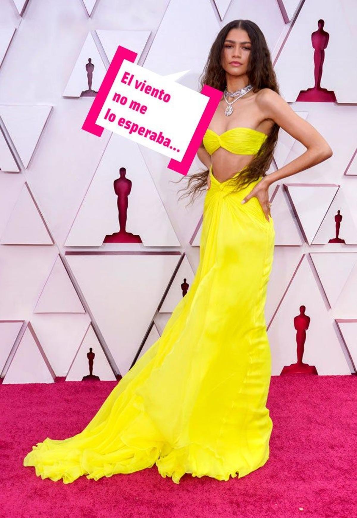 Zendaya, la chica de amarillo