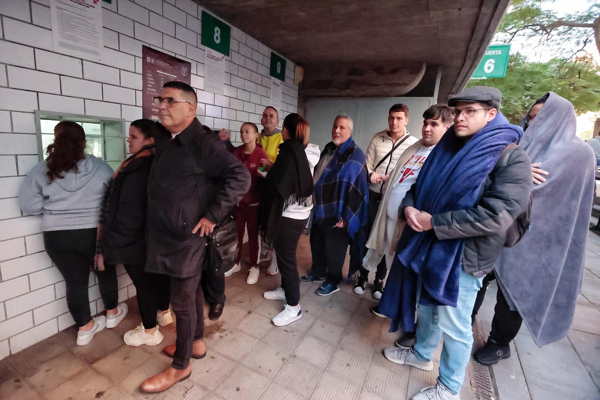 Colas para una entrada para ver a los Reyes Magos en Tenerife