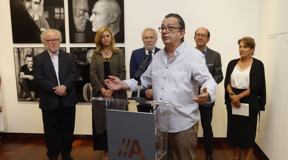 Un dos momentos da inauguración.