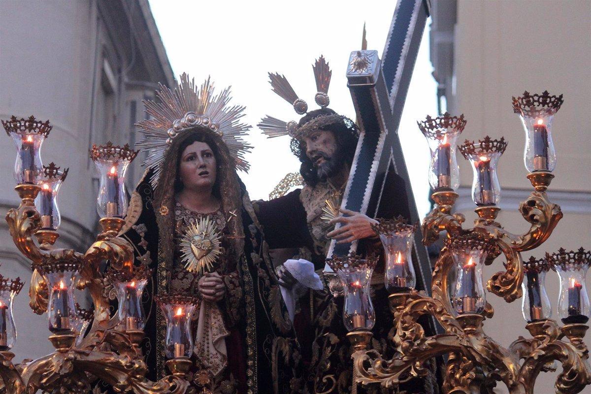 Misterio penitencial de la cofradía gaditana de Afligidos