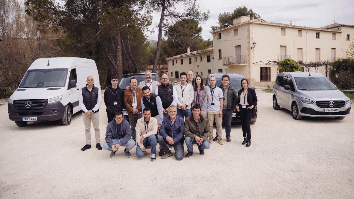 Participantes en la jornada organizada por Visauto Mercedes-Benz.