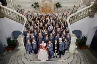 Las Falleras Mayores de València celebran su fiesta anual en el Ayuntamiento