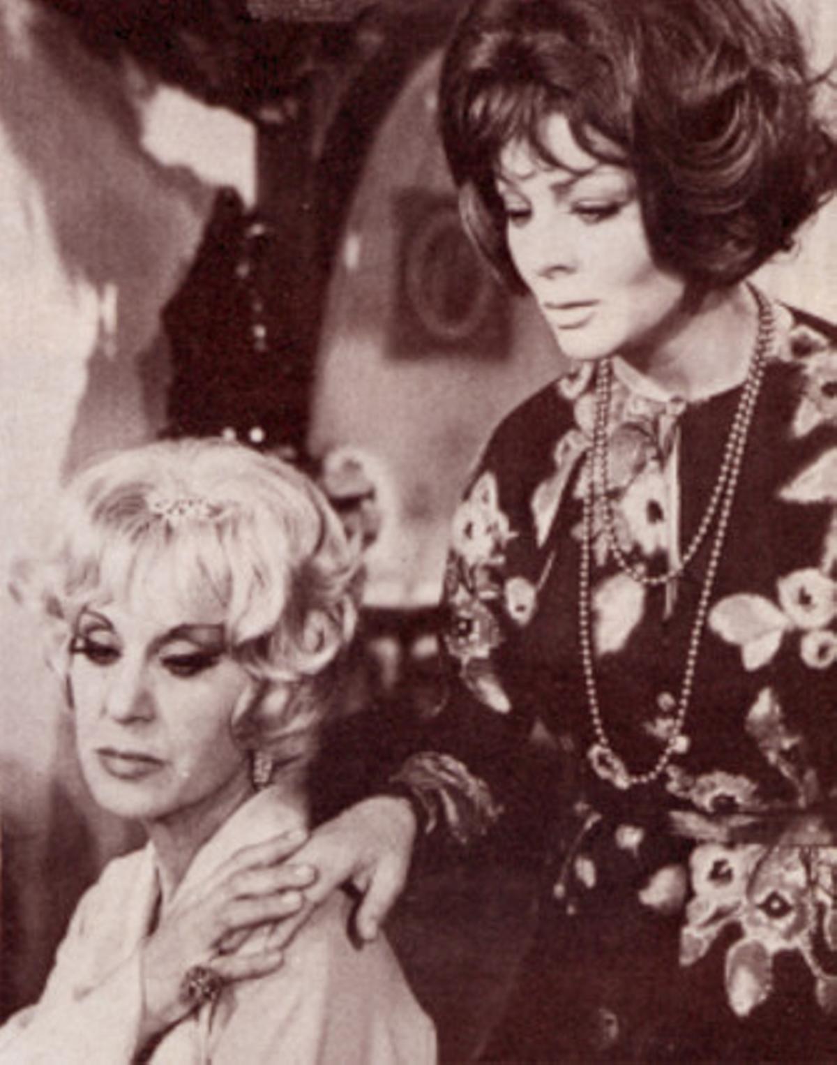 Sara Montiel amb Trini Alonso.