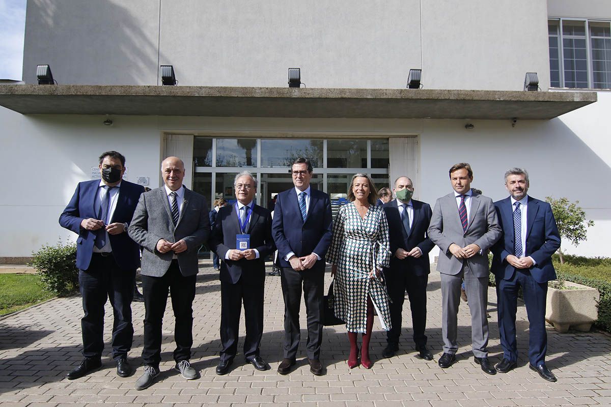 Antonio Garamendi, presidente de la CEOE, en Córdoba en la Asamblea de CECO