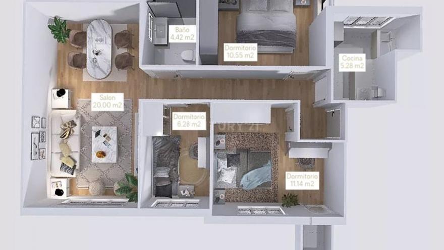 Gran oportunidad: venden un piso ideal para reformar por 123.000 euros en Zaragoza