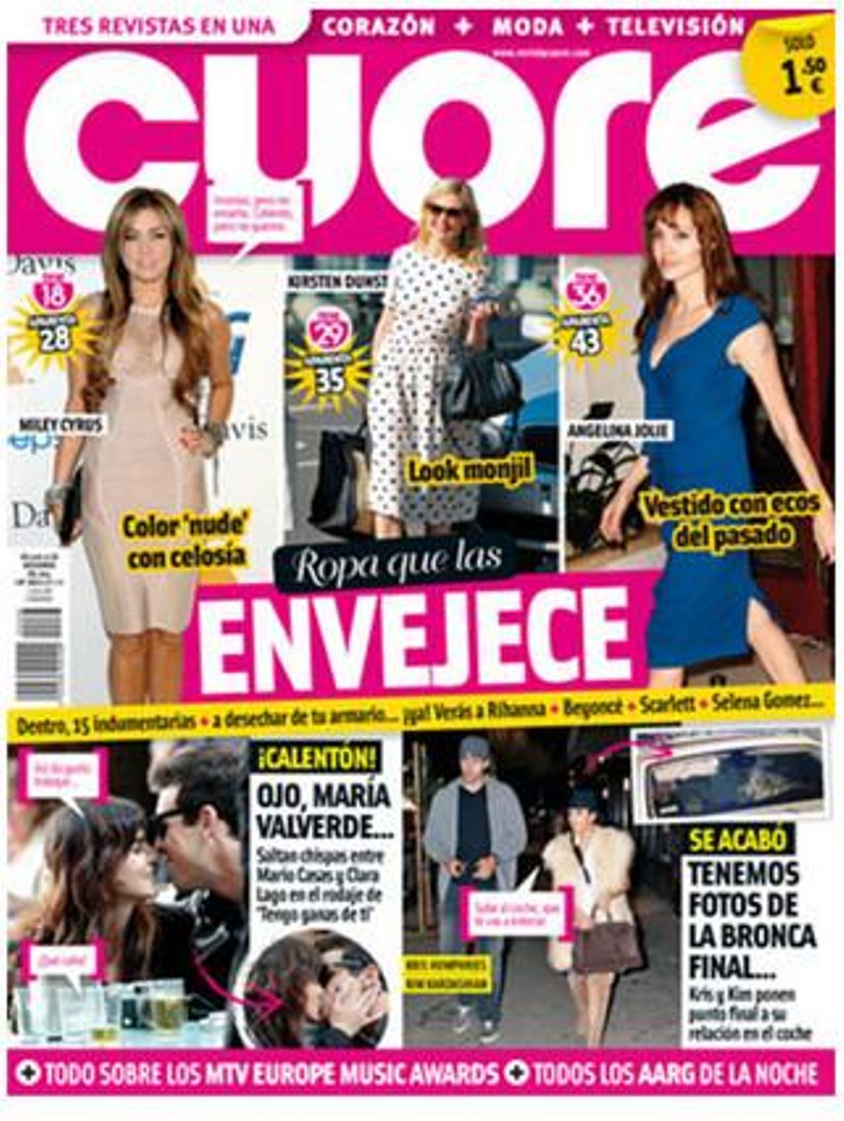 Portada de la revista ’Cuore’, que ja està a la venda.