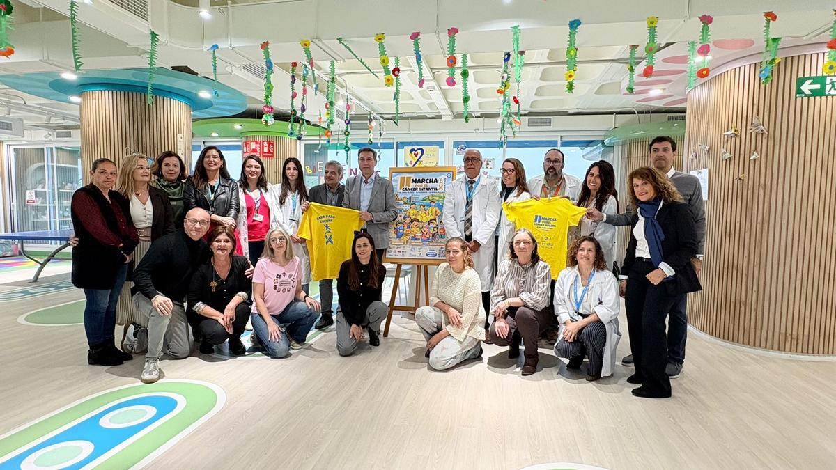 Presentacion II Marcha Solidaria por el Cáncer Infantil en el Hospital Materno.