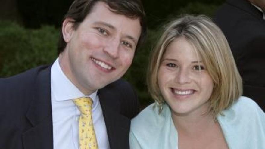 Jenna Bush y su novio.