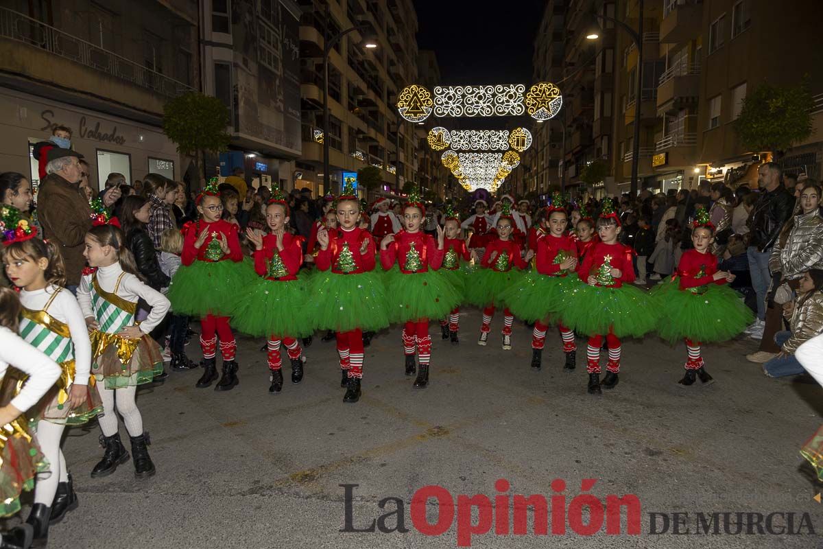 Así ha sido el desfile de Papá Noel en Caravaca