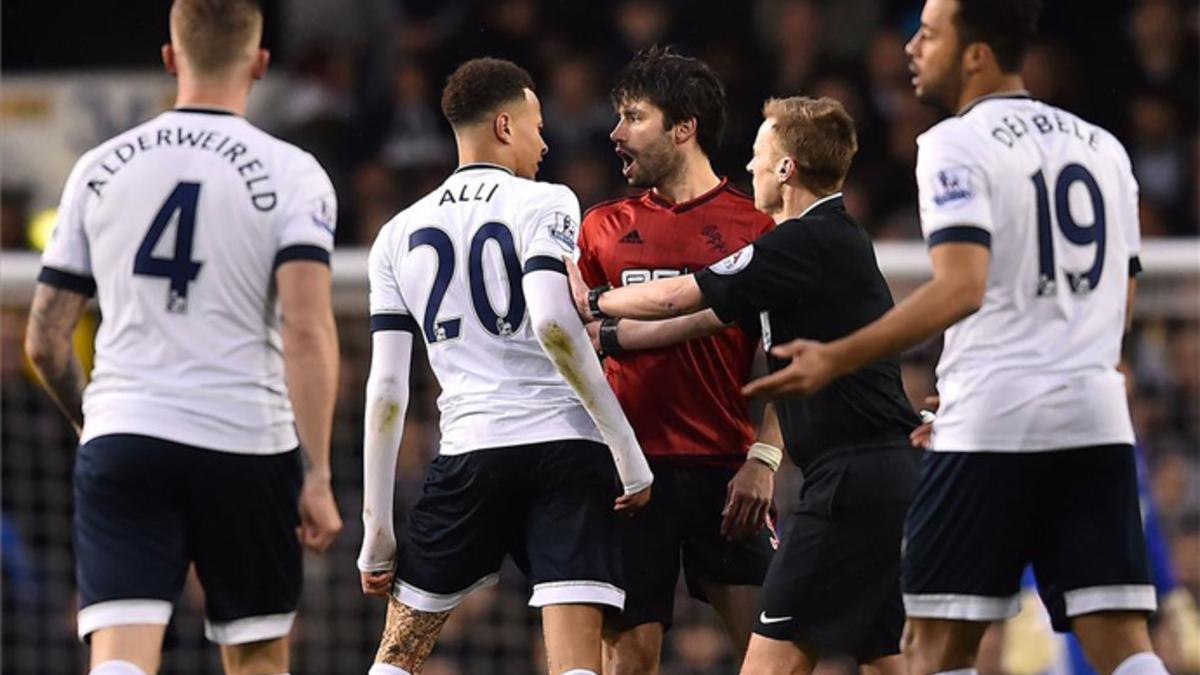 Dele Alli protagonizó un feo incidente ante el West Brom