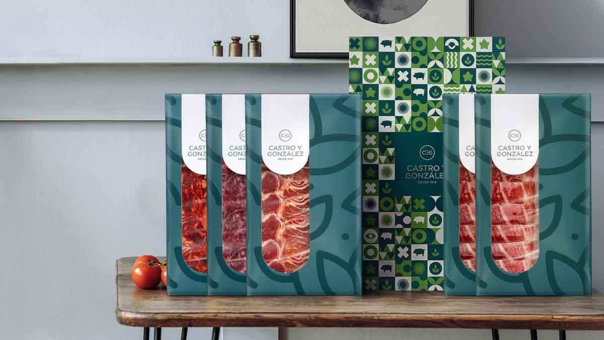 Los 'packs' de ibéricos listos para degustar de Castro y González.