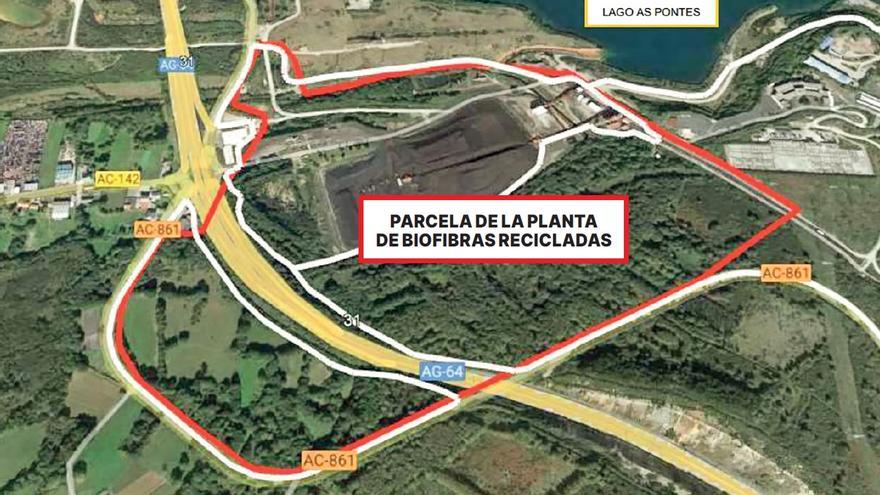 Ence «avanza con paso firme» en su planta de fibras recicladas en As Pontes tras el OK ambiental