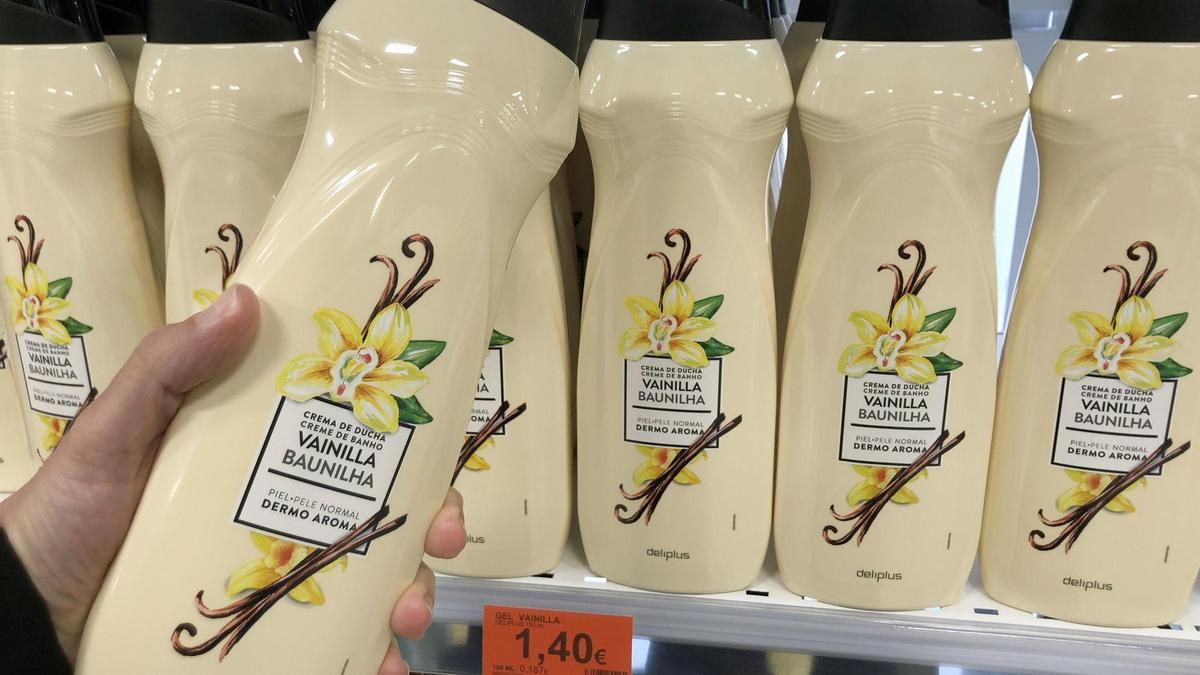 El gel de baño de vainilla Deliplus, de nuevo en el lineal de Mercadona.