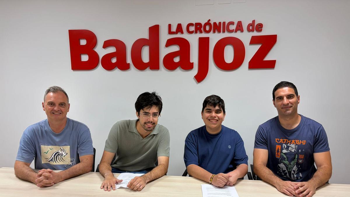 De izquierda a derecha: Pedro Montero, Jorge Trejo, Miguel Guerra y Jorge García.