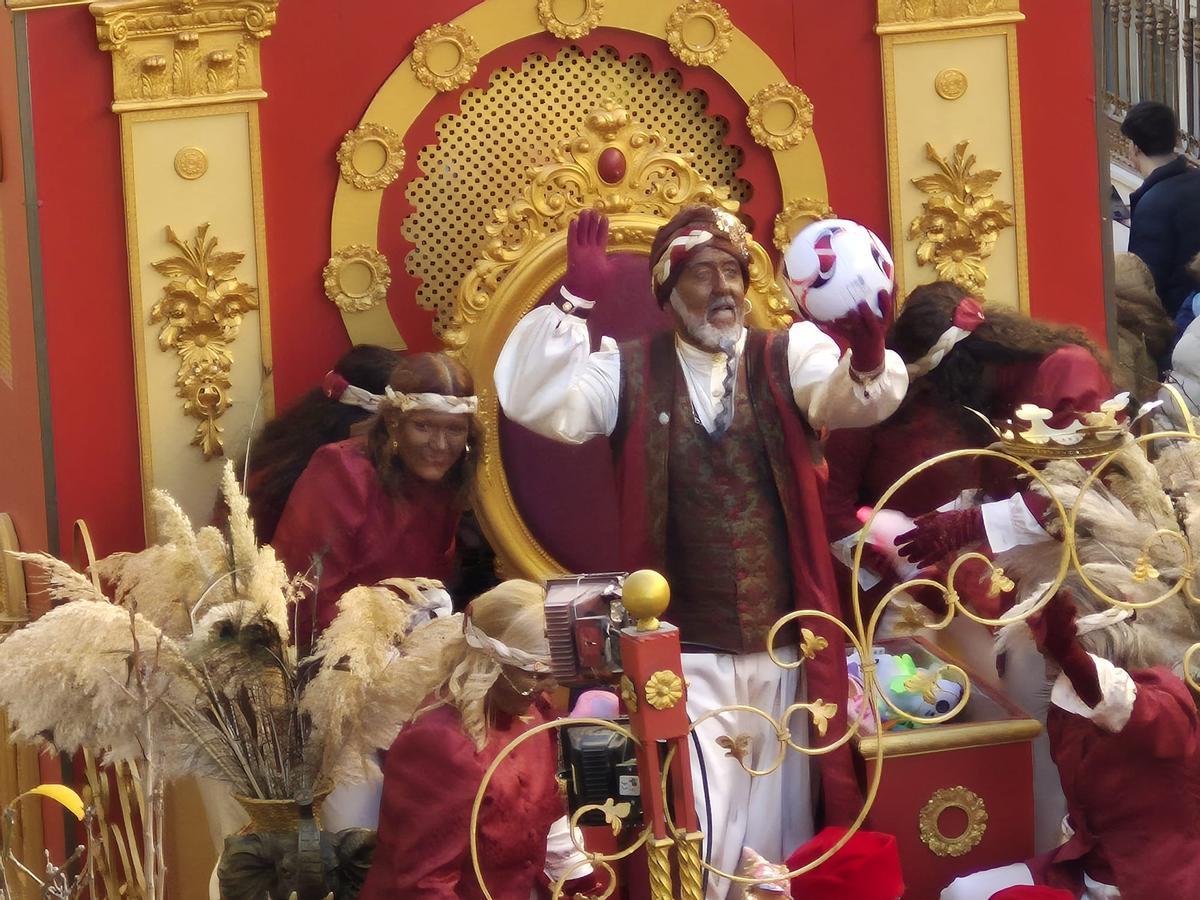 Cabalgatas en la provincia en la mañana de Reyes