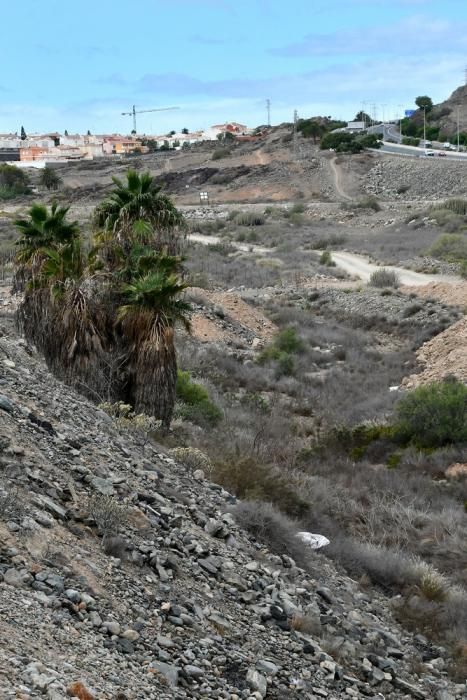 Barranco del Veril, en el que está proyectado construir el 'Siam Park'