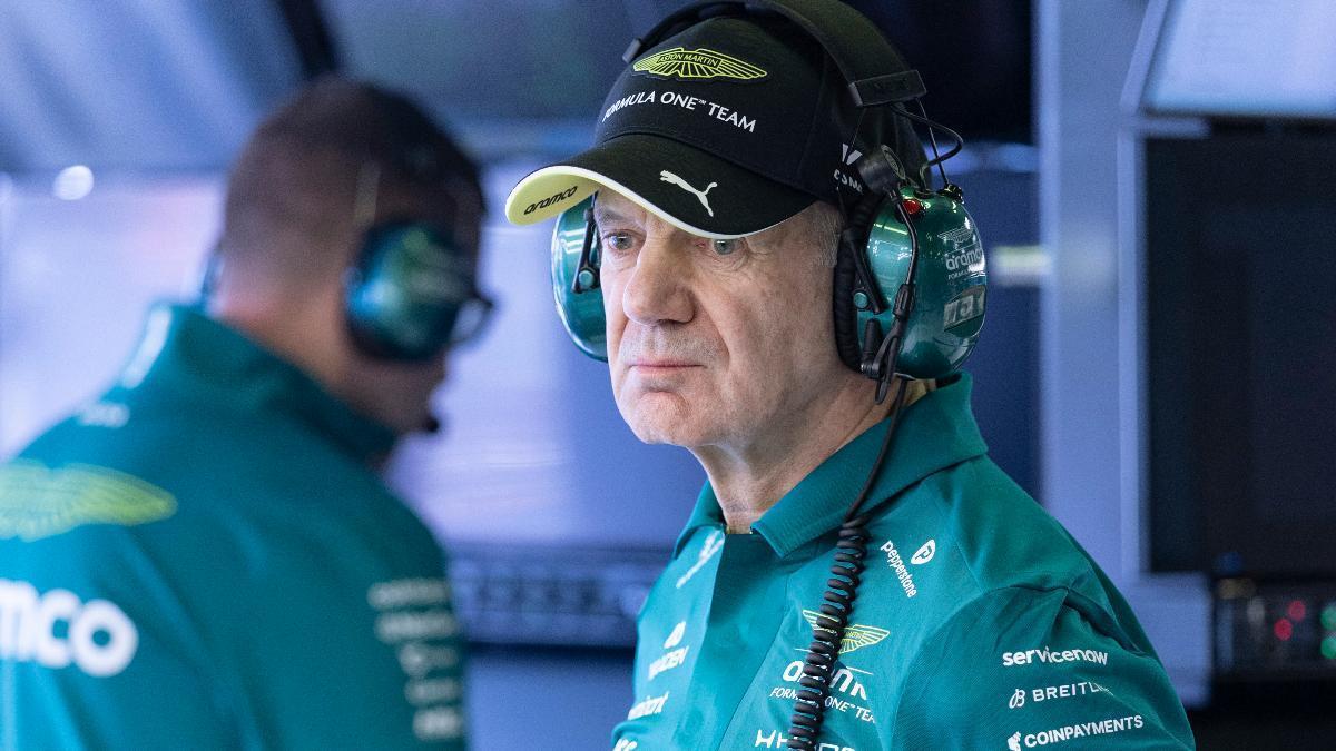 Adrian Newey no estuvo presente en el box de Aston Martin en Miami