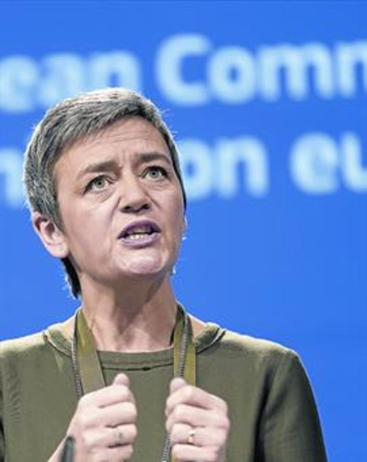 La comisaria de competencia, Margrethe Vestager La comisaria de competencia, Margrethe Vestager