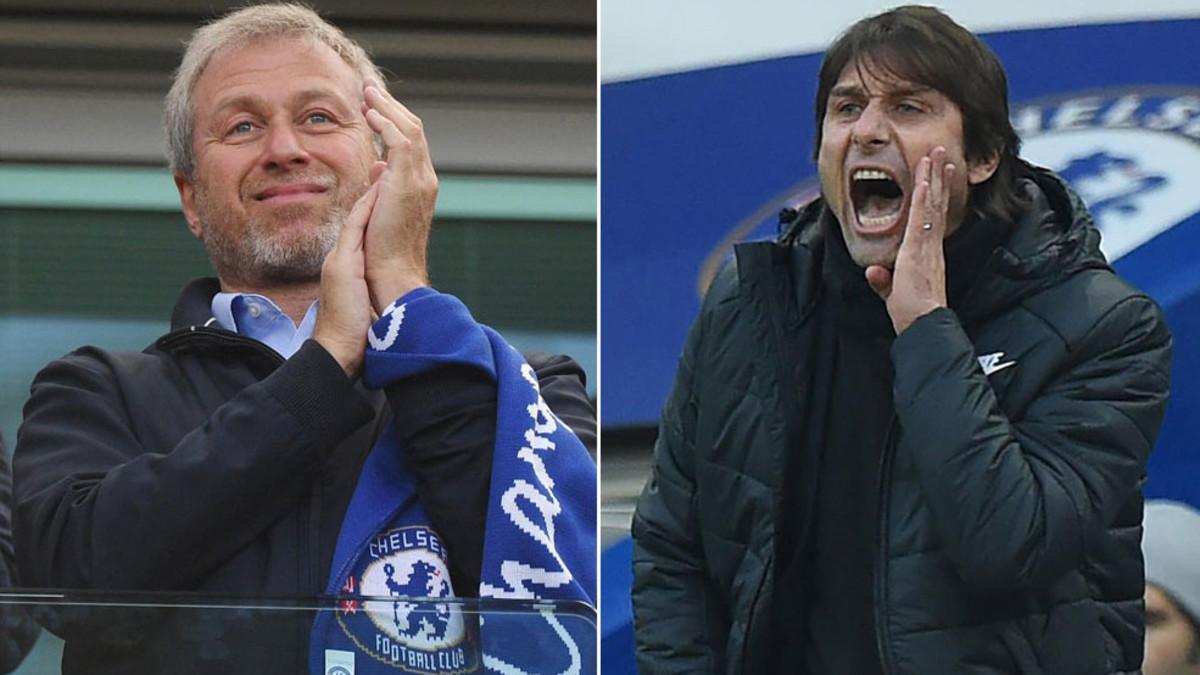 Abramovich y Conte, enfrentados