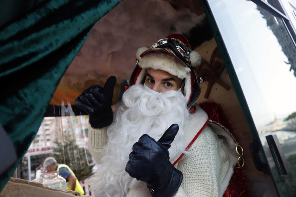 Autobús mágico de la Navidad de Málaga de 2020