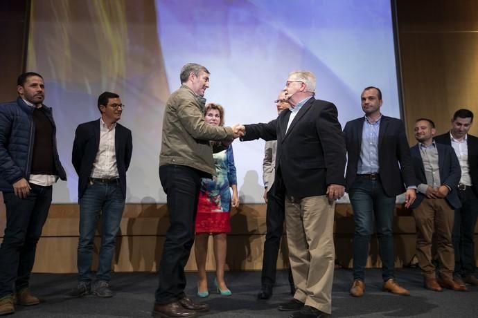 02.02.19. Las Palmas de Gran Canaria. Presentación de la candidatura de Unidos por Gran Canaria y Coalición Canaria para las elecciones de Mayo/19.  Infecar. Foto Quique Curbelo