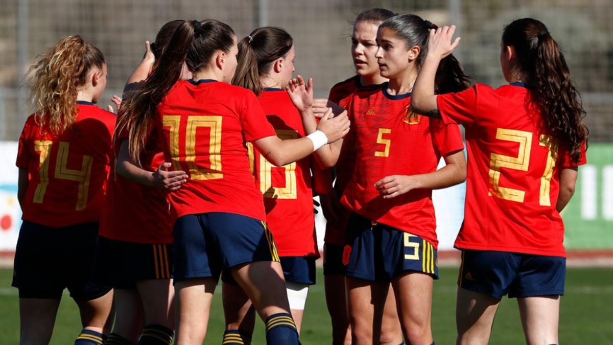 Las jugadoras de España Sub-19 en una imagen de archivo