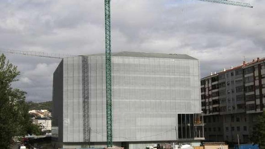 Nuevo edificio judicial de Ourense en construcción.