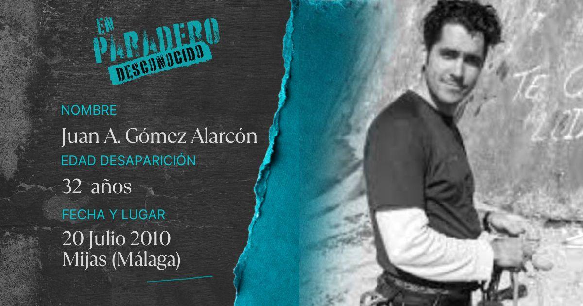 Juan Antonio Gómez Alarcón, desaparecido en 2010.