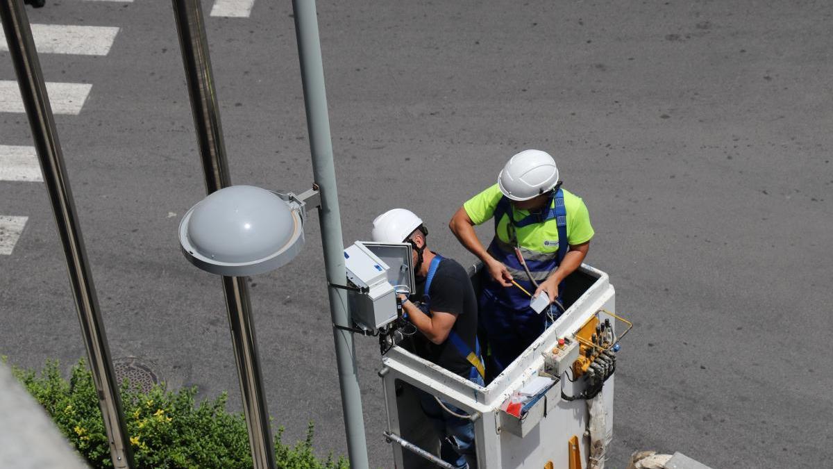 Instalación de sensores.