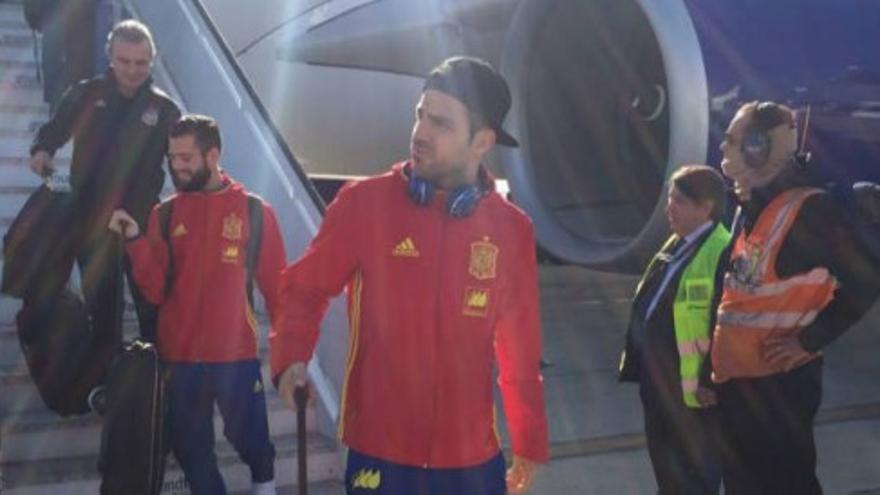 La selección española llega a España tras dejar Bélgica