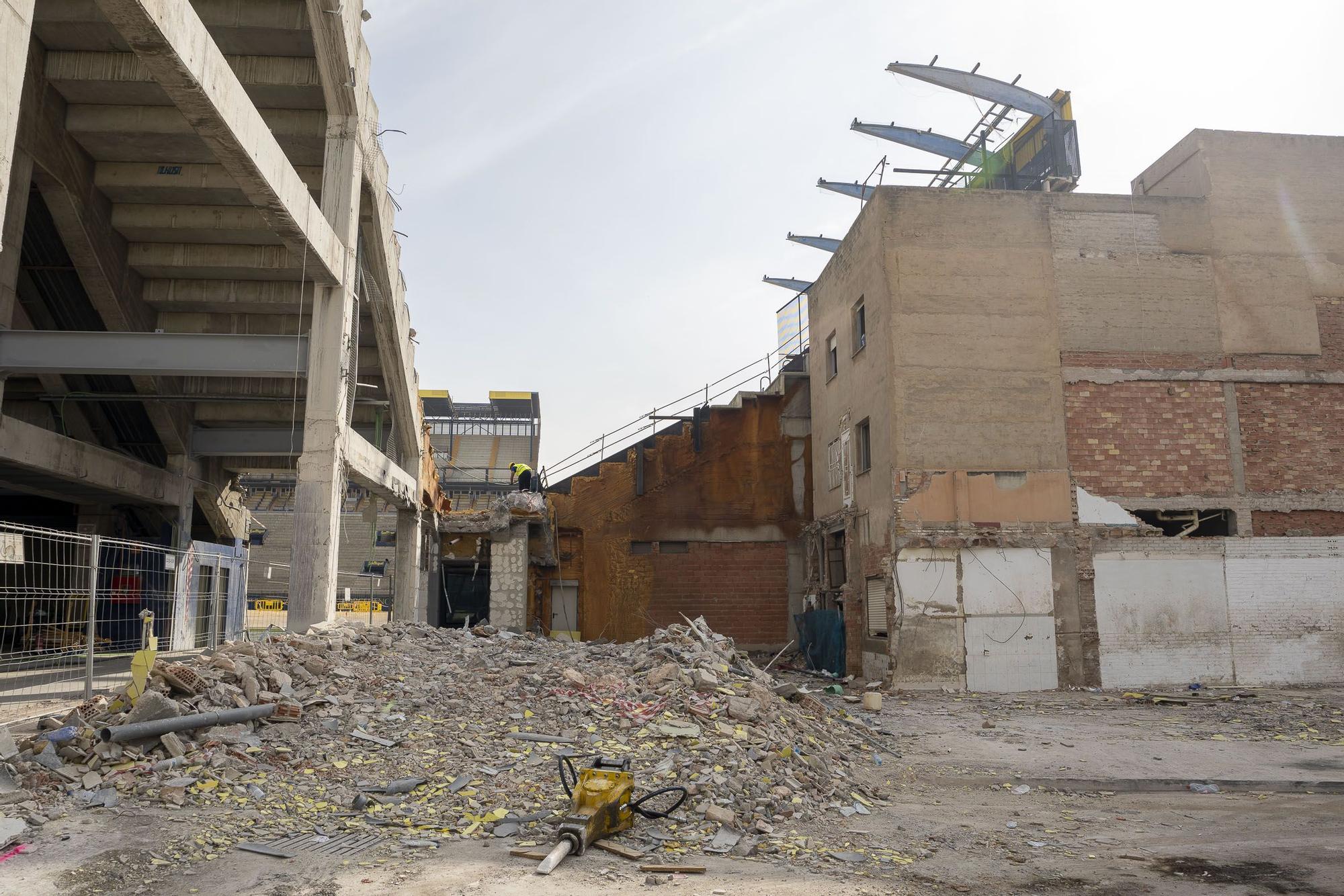 Así está siendo el inicio de las obras del Estadio de la Cerámica