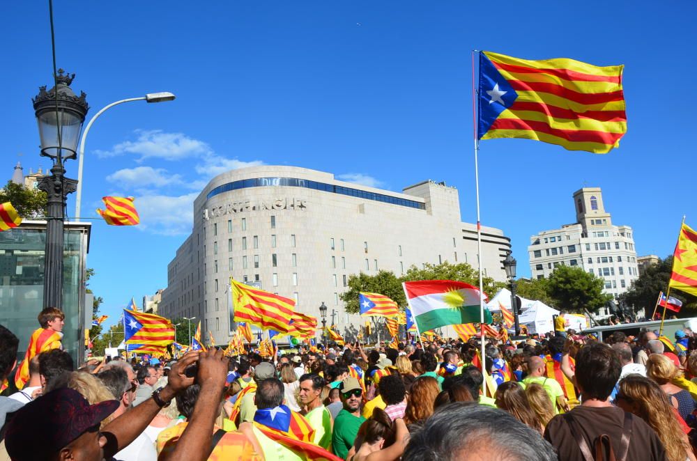 Mallorquines en la Diada de Barcelona