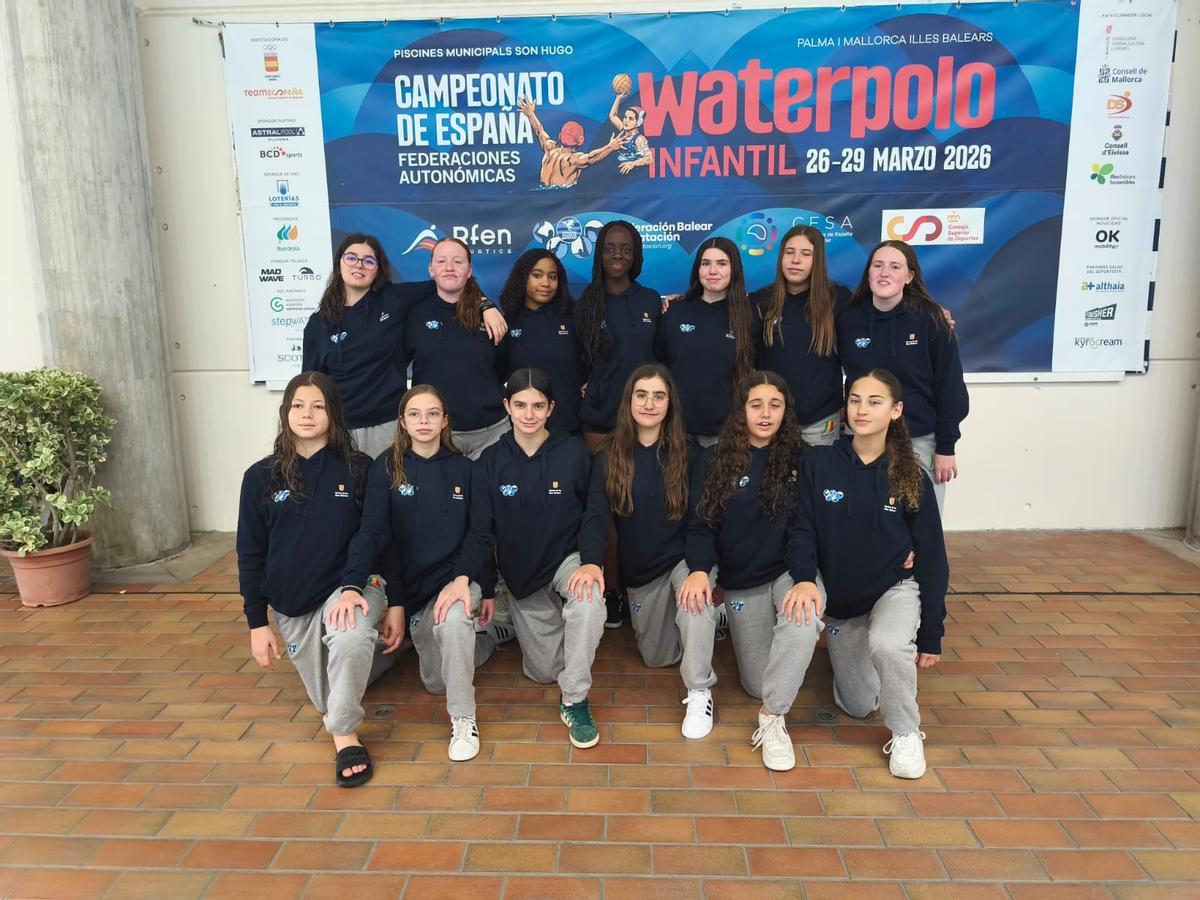 Foto de la selección femenina.