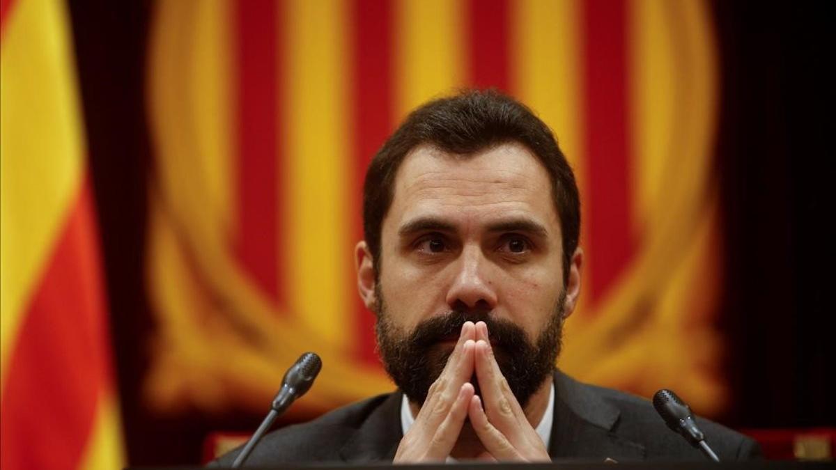 Roger Torrent, presidente del Parlament