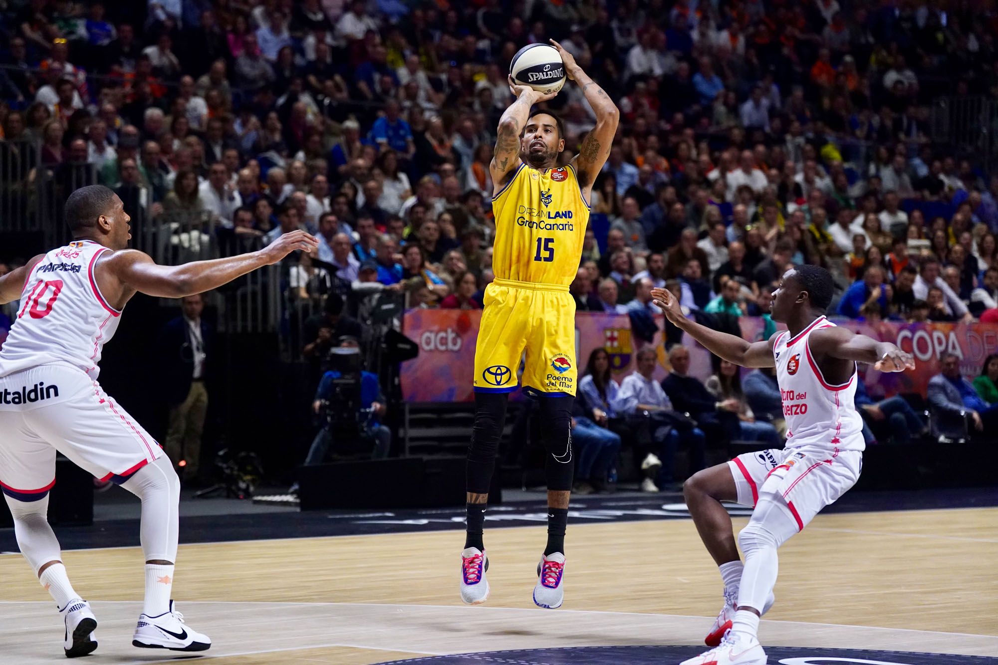Gran Canaria - Valencia Basket, segundo partido de la Copa del Rey 2024.