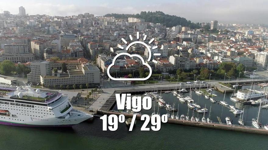 El tiempo en Vigo: previsión meteorológica para hoy, miércoles 27 de mayo