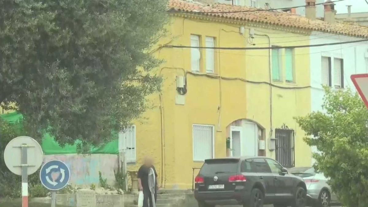 L'habitatge del carrer de la Salut de Figueres que aquest divendres va ser destrossada.