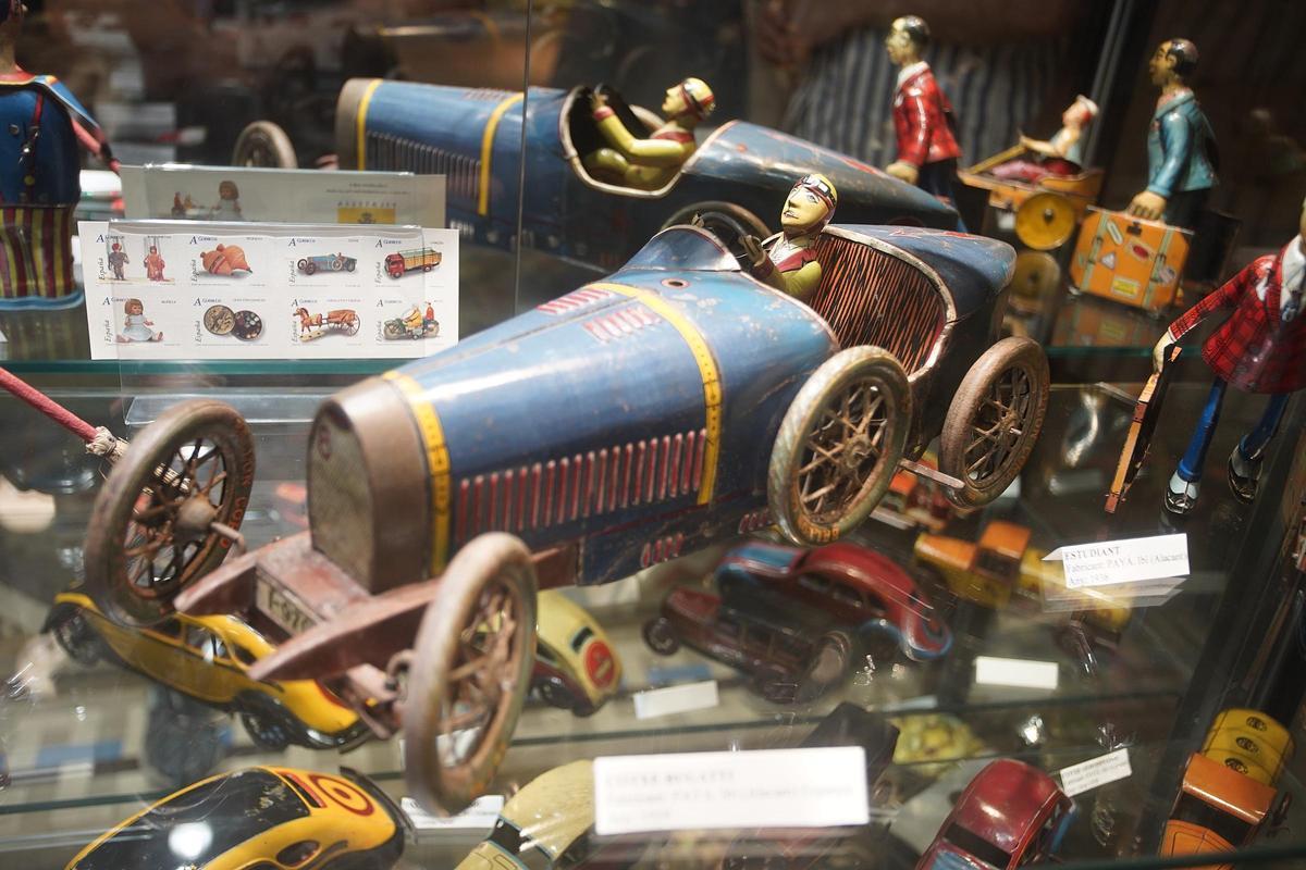 El cotxe «Bugatti» de la fàbrica de joguines Payà, de l’any 1930.