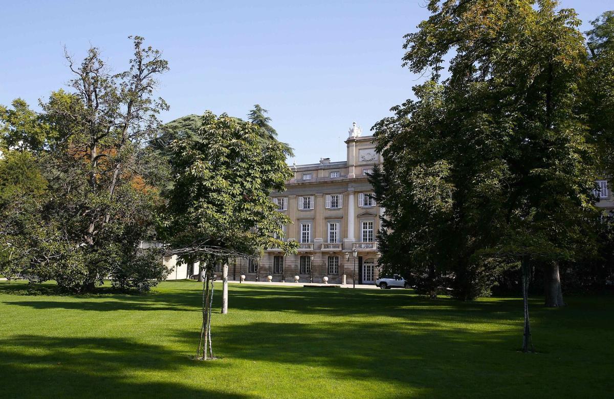 Exterior del Palacio de Liria, residencia oficial de la Casa de Alba en Madrid, en una imagen de archivo.