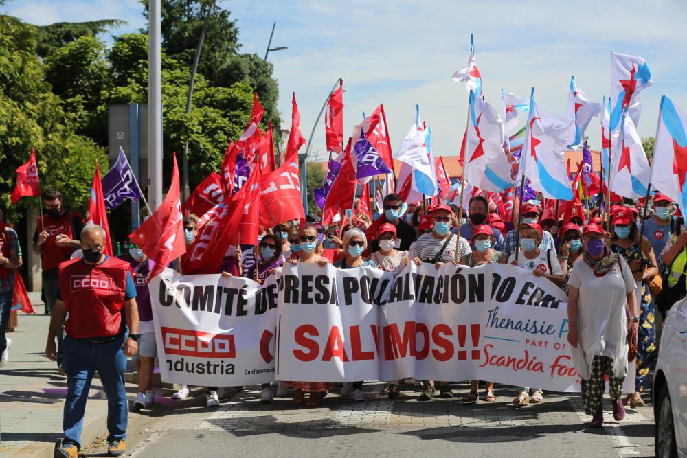 Manifestación en defensa de Thenaisie Provote