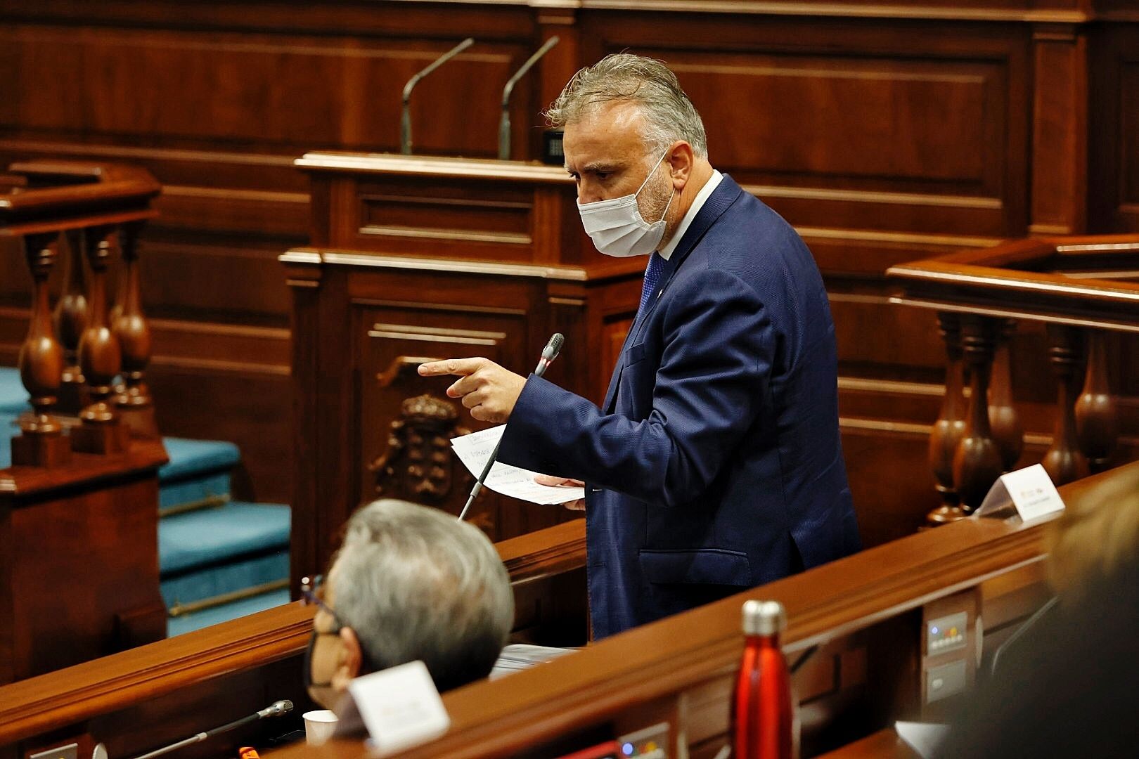 Pleno en el Parlamento de Canarias (9/2/21)