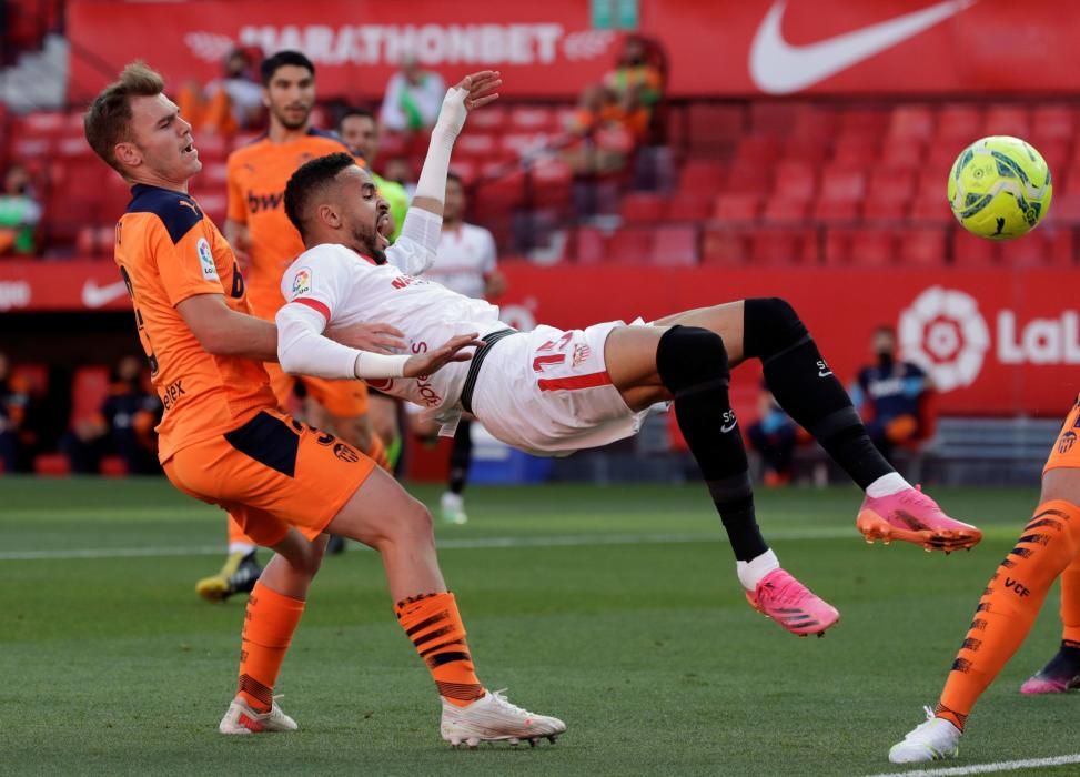 Sevilla - Valencia, en imágenes