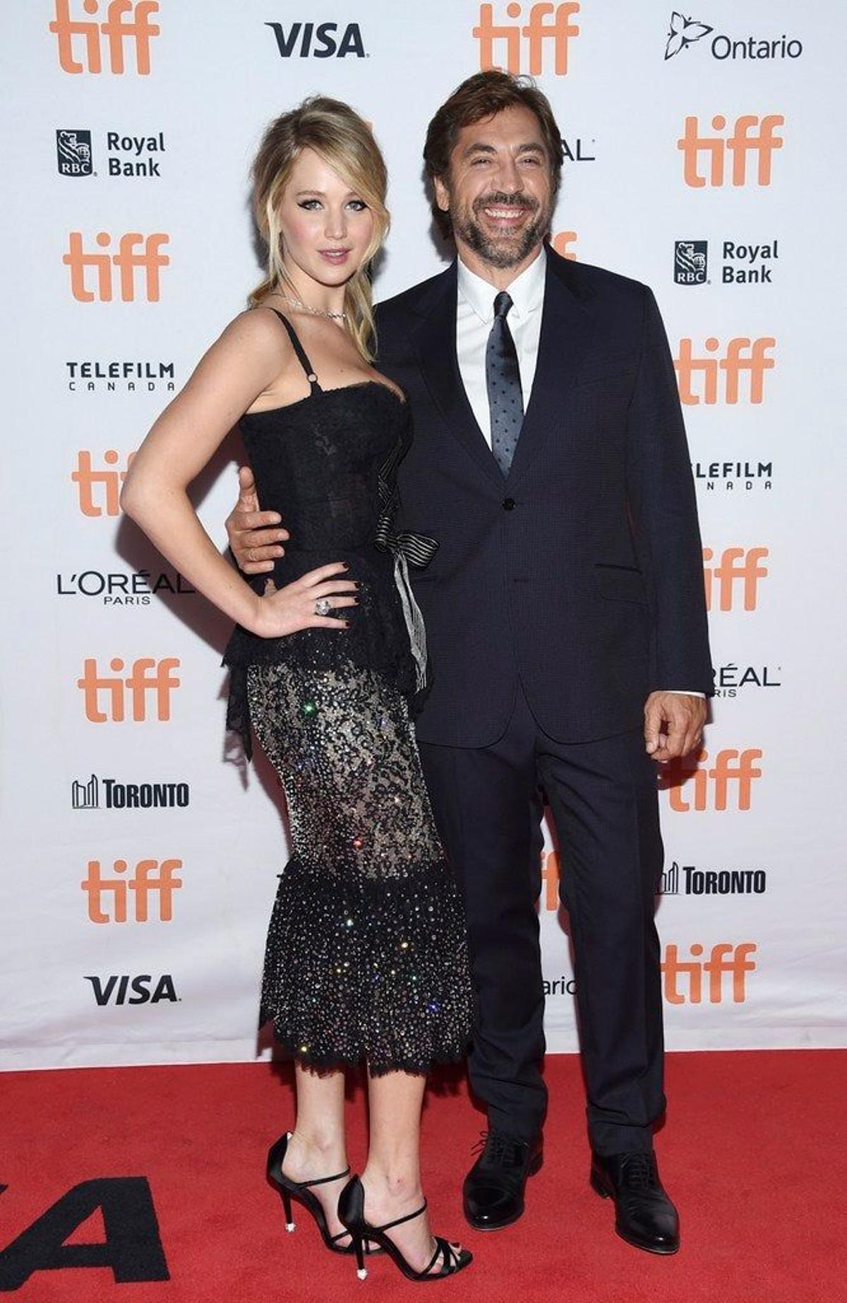 Jennifer Lawrence y Javier Bardem