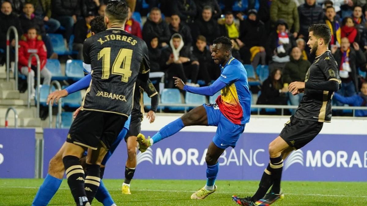 Bundu, gran protagonista contra el Lugo