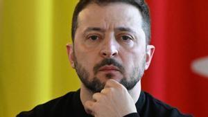 Zelenski, en la reunió a Londres amb líders europeus, diumenge, 2. | JUSTIN TALLIS / DPA