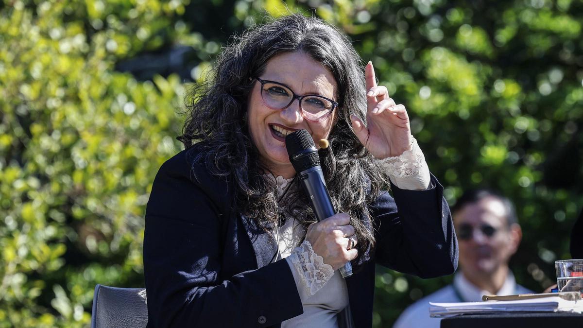 La exvicepresidenta de la Generalitat Valenciana, Mónica Oltra, en imagen de archivo