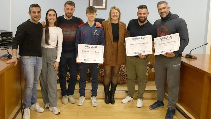 Salceda, orgullosa dos seus deportistas
