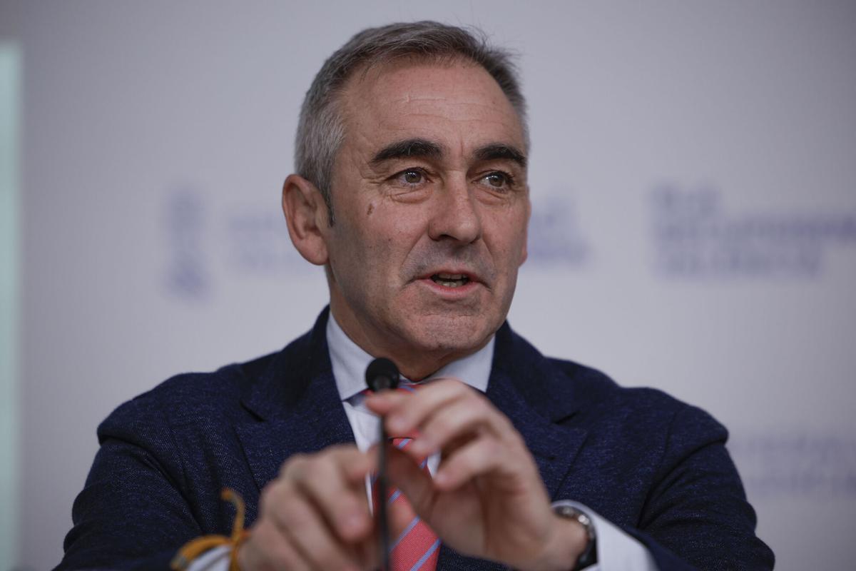 Miguel Barrachina comparece tras el pleno semanal del Consell.